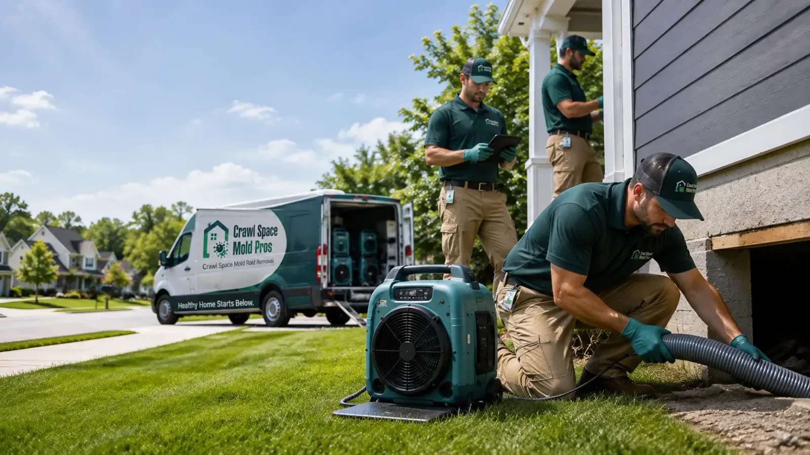 Crawl Space Mold Removal in Morehead City, NC